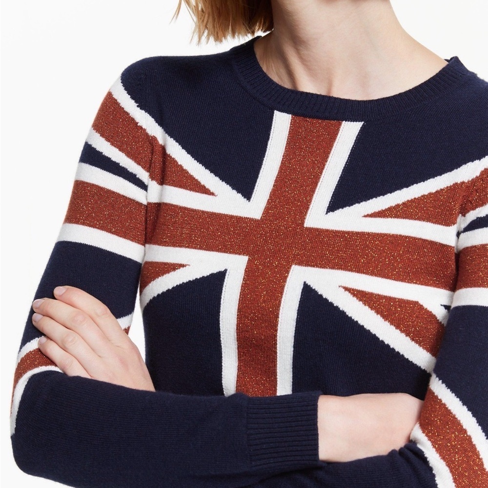 Boden Union Jack Sweater Jumper Crewneck - Picture 10 of 15